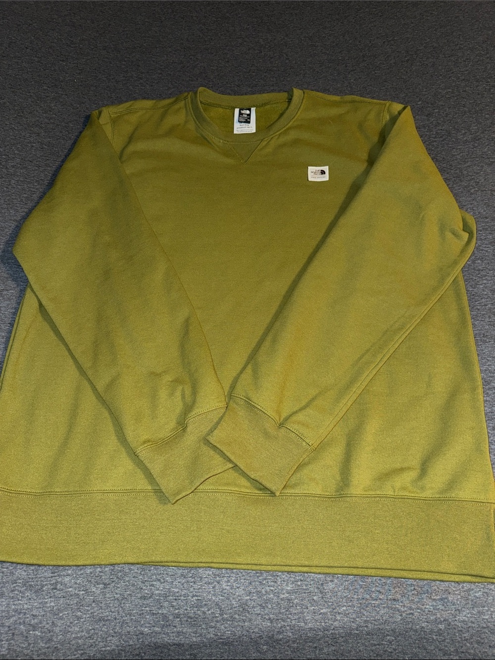 The North Face Men's Olive Green Crew Sweatshirt